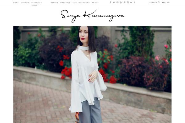 Site using Shopbop Widget plugin