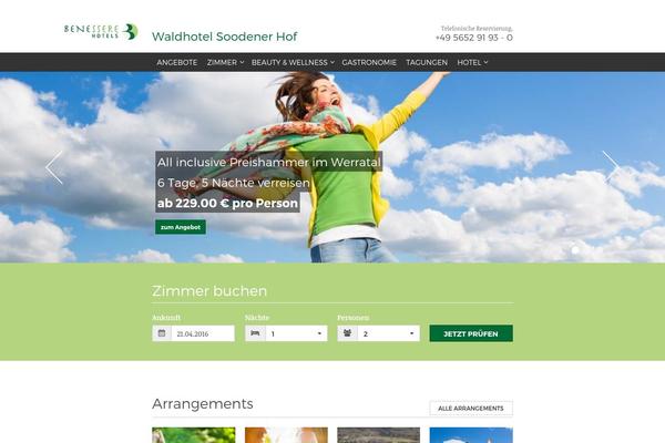 WordPress website example screenshot