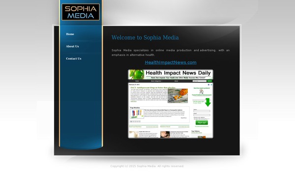 sophiamedia.com site used Sophiamedia-child