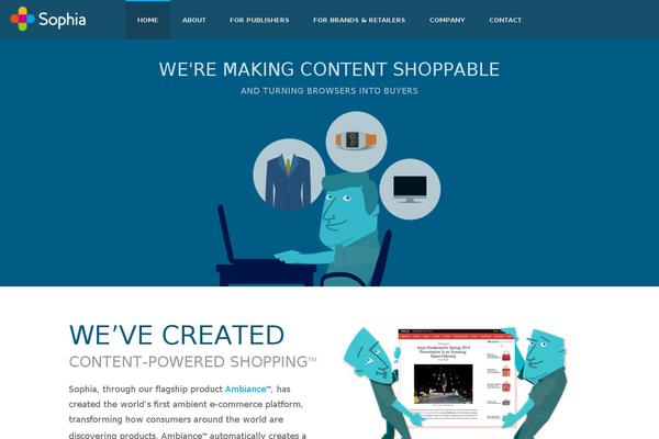 Jupiter theme site design template sample