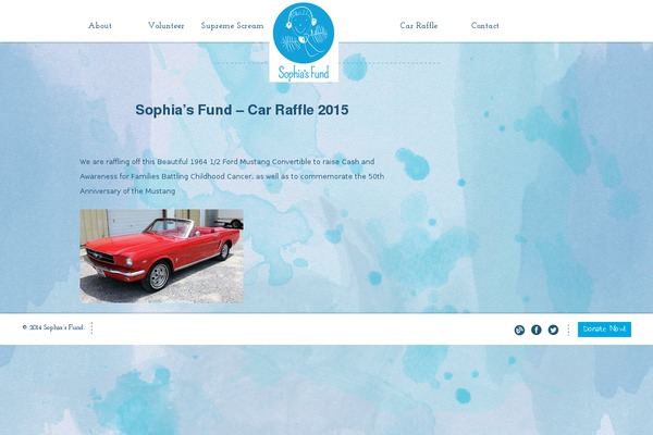 Sophia theme site design template sample