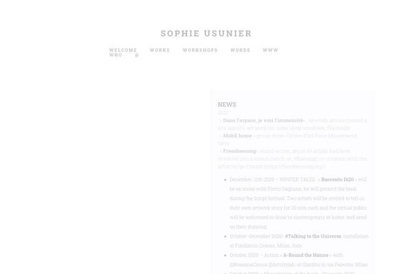 sophieusunier.com site used Acerola