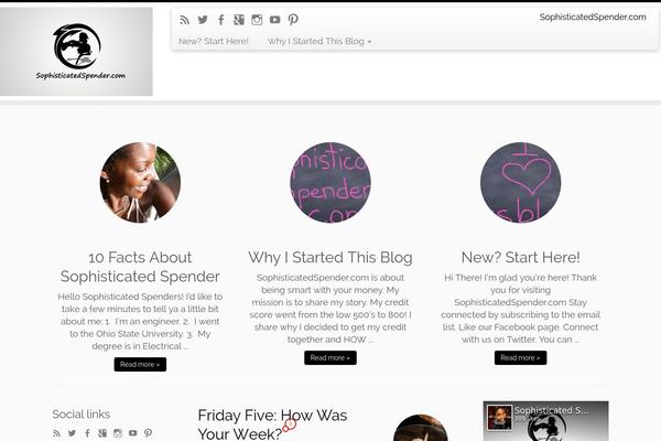 Customizr theme site design template sample