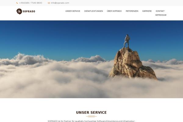 soprado theme websites examples