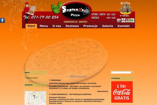 sopranos-pizza.pl site used Webphotostudio