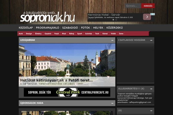 soproniak.hu site used Niak_da