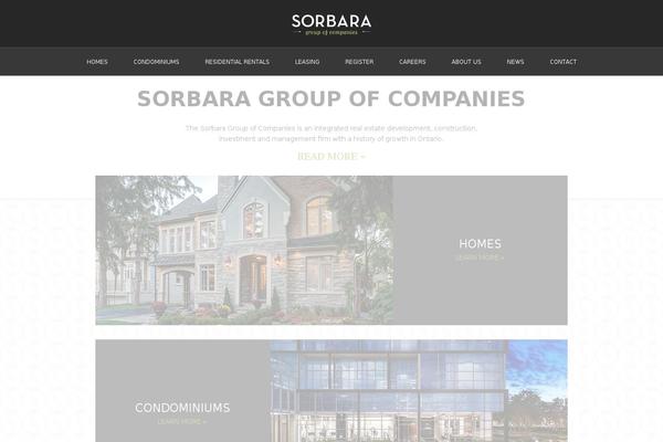 sorbara.com site used Sorbaratheme