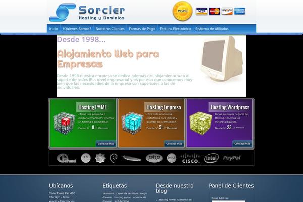 sorcierhosting.com site used Sorcier