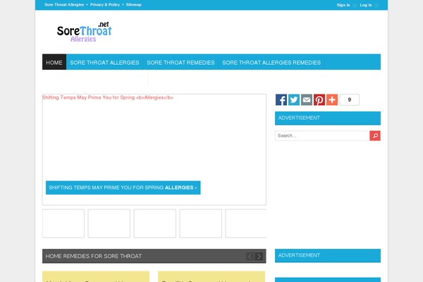 Blogster theme site design template sample
