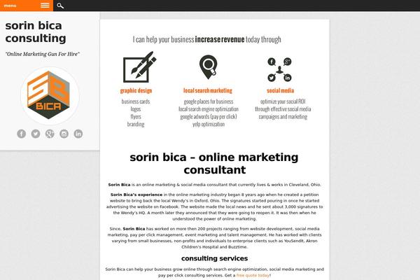 sorin-bica.com site used Oslove