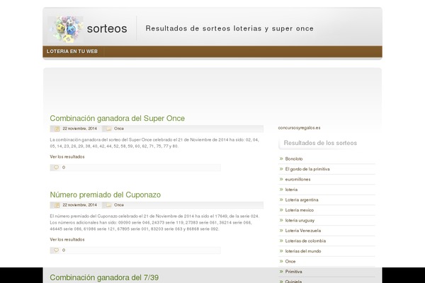 WordPress website example screenshot