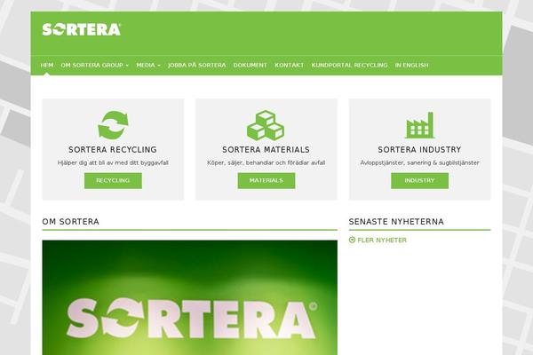 sortera.se site used Sortera