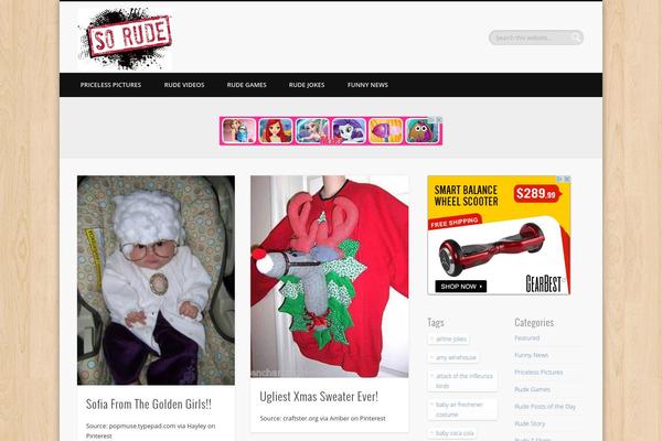 Pinboard theme site design template sample