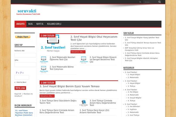 WordPress website example screenshot