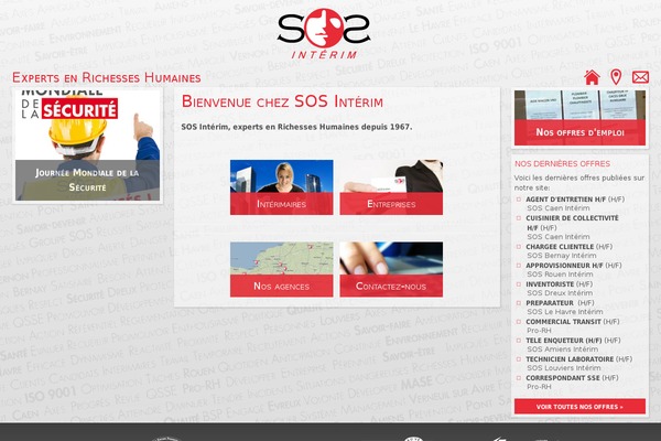 sos-interim.fr site used New_sos130