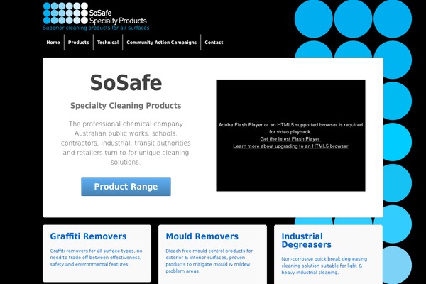 sosafe.com.au site used Responsive