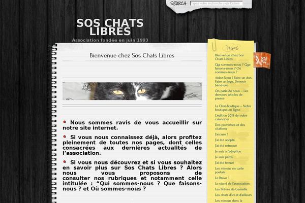 soschatslibres.fr site used Anarcho Notepad