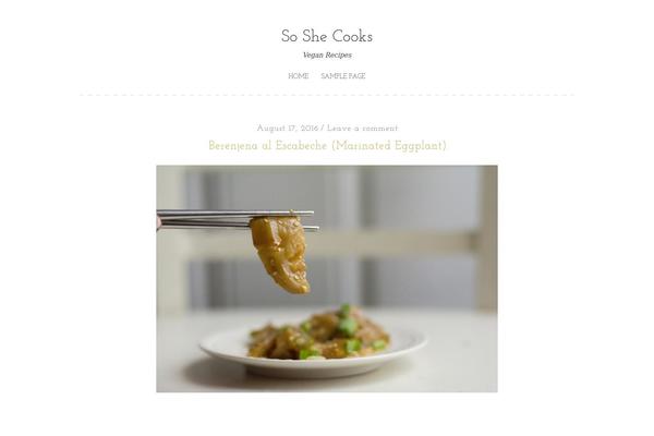 Foody theme site design template sample