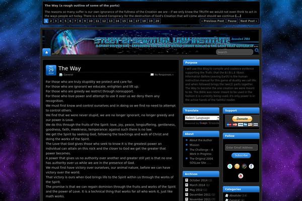 Suffusion theme site design template sample