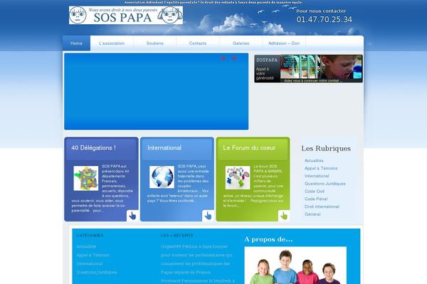Perso theme site design template sample