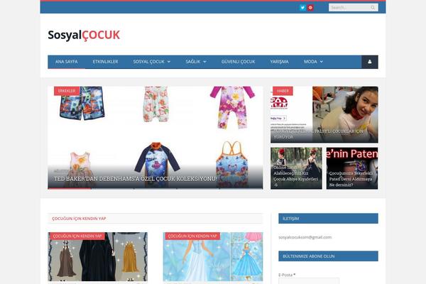 SmartMag theme site design template sample