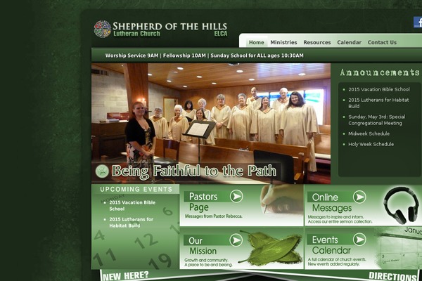 sothevansville.com site used Church-wp82-theme