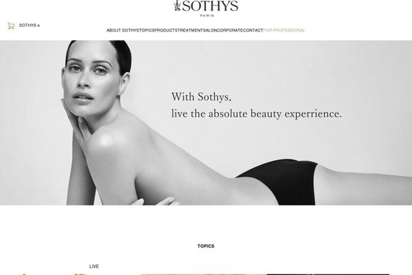 sothys.co.jp site used Ena