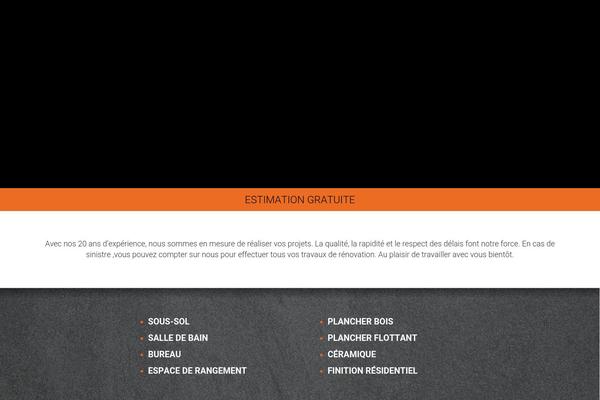 Impreza theme site design template sample