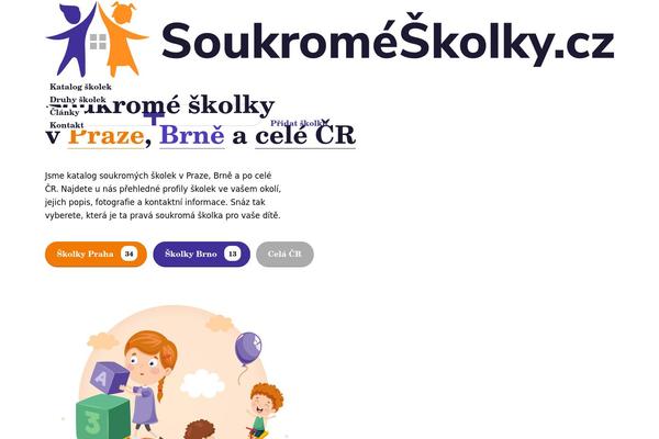 soukromeskolky.cz site used Web