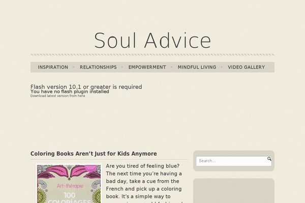 soul-advice.com site used Announcement