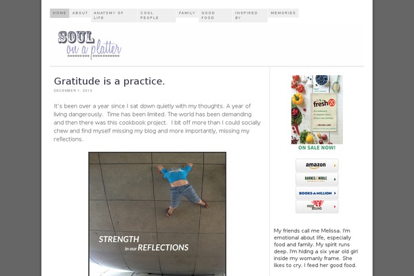 Thesis 1.8 theme site design template sample