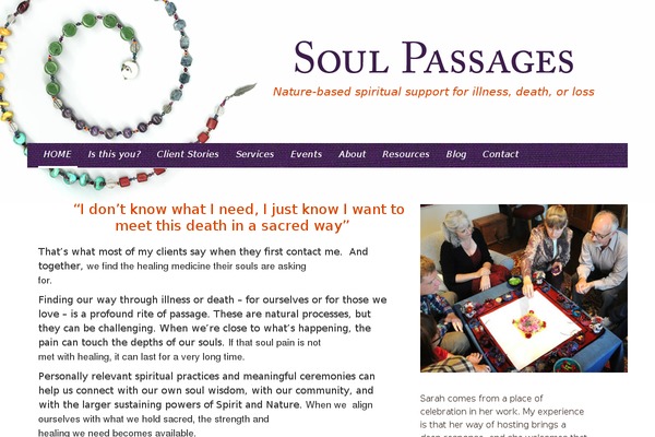 soulpassages.ca site used Soulpassages