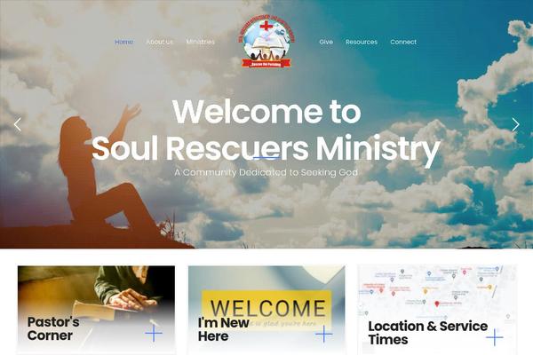 Vision-church theme site design template sample