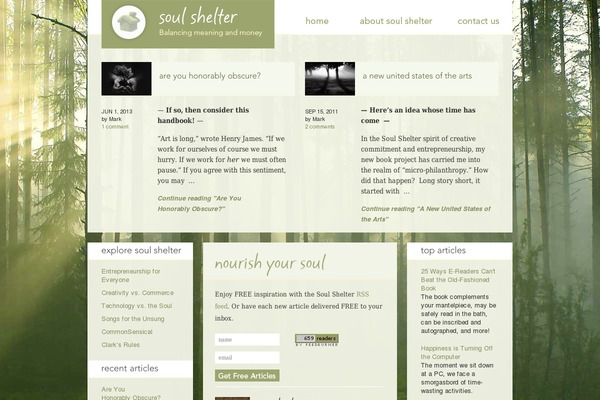 soulshelter.com site used Zen