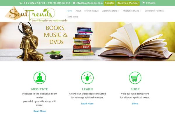 Divi theme site design template sample