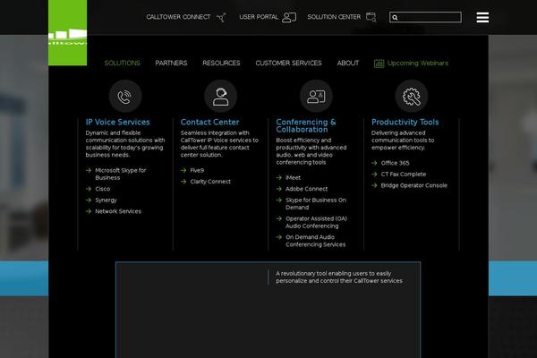 sound-connect.com site used Calltower