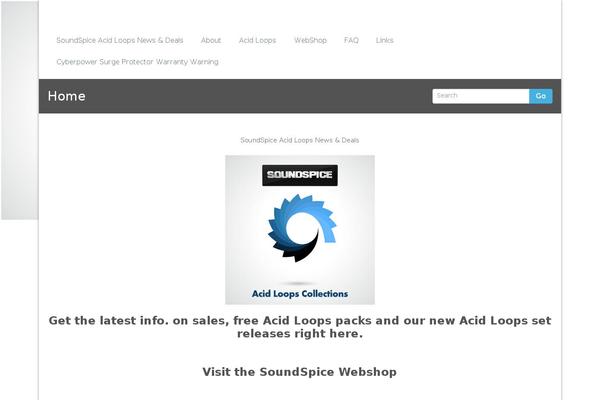 sound-spice.com site used Workpress