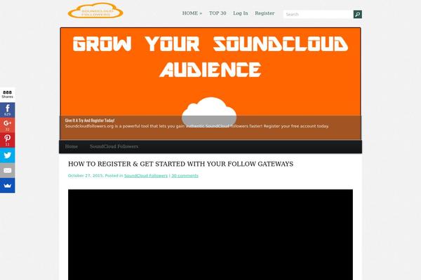 soundcloudfollowers.org site used Rockmusic