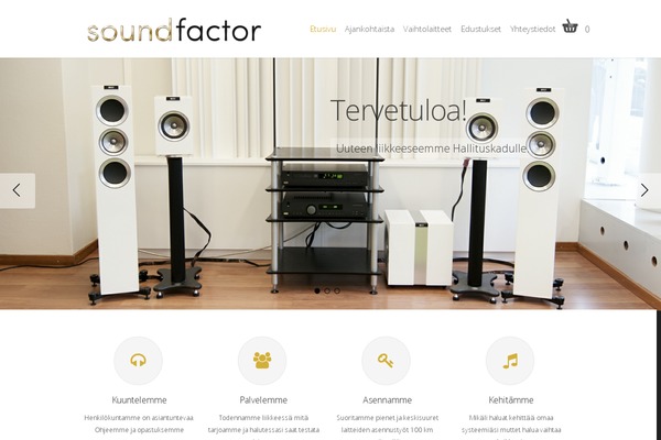 soundfactor.fi site used Soundfactor