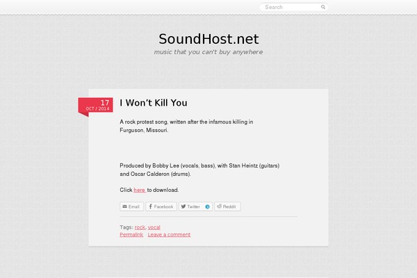 soundhost.net site used Pink Touch 2