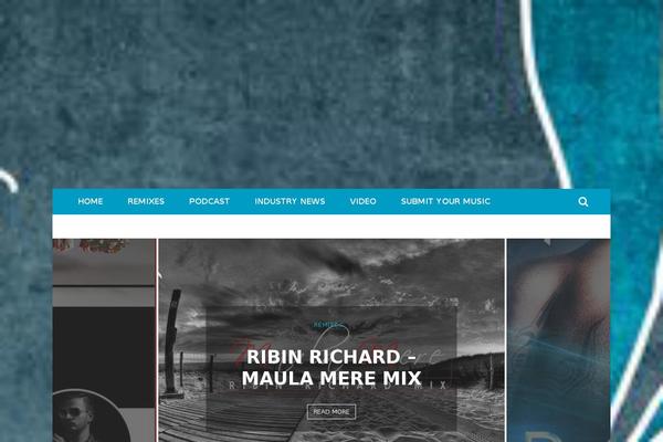 Sound theme site design template sample