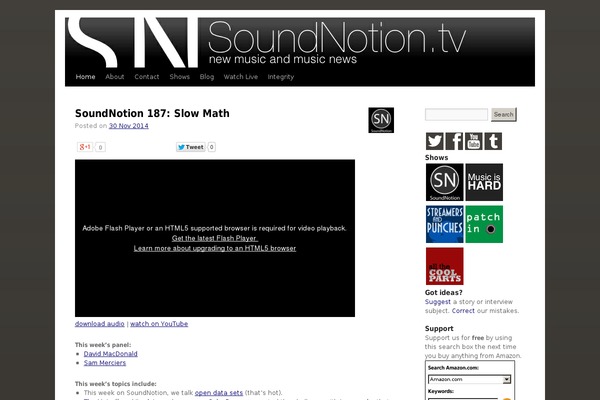 soundnotion.tv site used Soundnotion