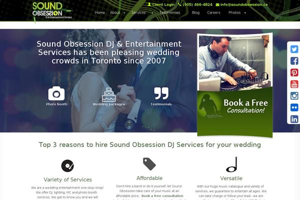 soundobsession.ca site used Karmatheme