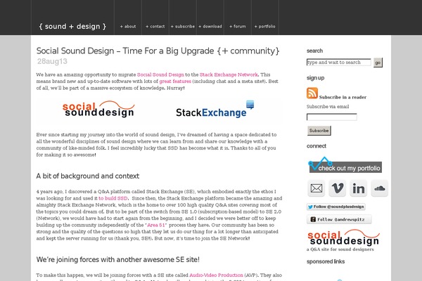 WordPress website example screenshot