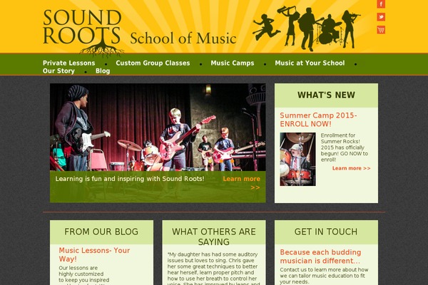 soundrootsmusic.com site used Soundroots