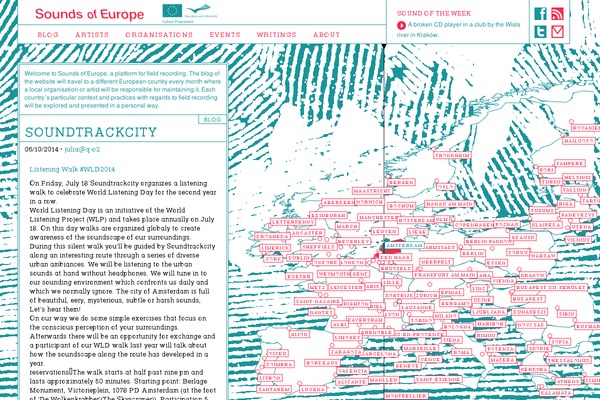 soundsofeurope.eu site used Fieldrecordings