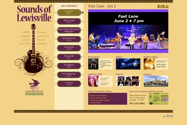 soundsoflewisville.com site used Sounds