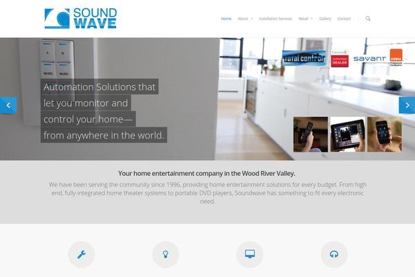Salient theme site design template sample