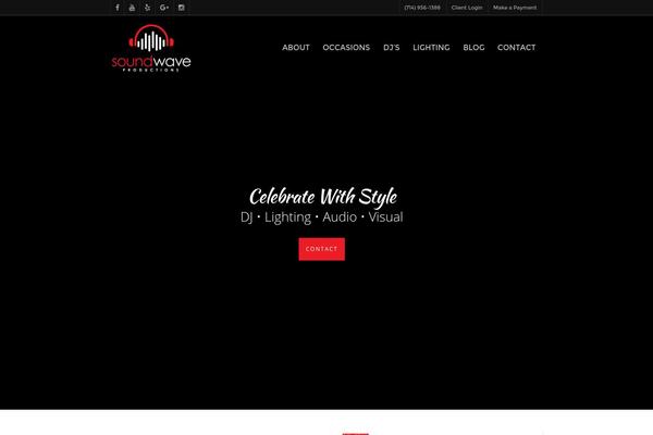 WordPress website example screenshot
