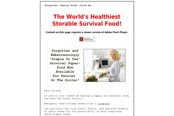 soupbeansurvival.com site used Solutionsscience